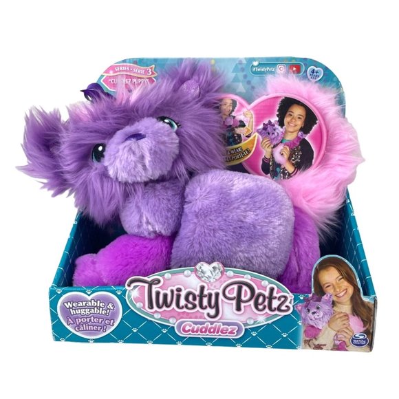 Twisty Petz Toys New Twisty Petz Cuddlez Puppy Series 3 Purple